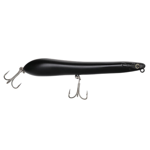 HTO Kamikaze 105mm 11g - Matt Black - Top water lure
