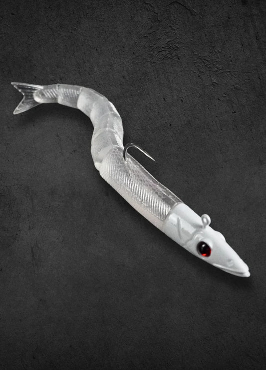 Lazy Lures Renaissance Eels V2  - 13cm 26g - Col Ghost