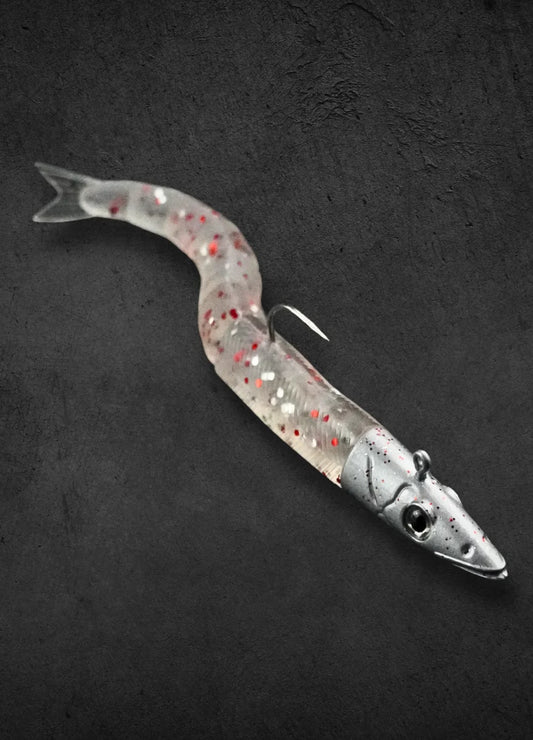 Lazy Lures Renaissance Eels V2  - 13cm 26g - Col Bloodpearl