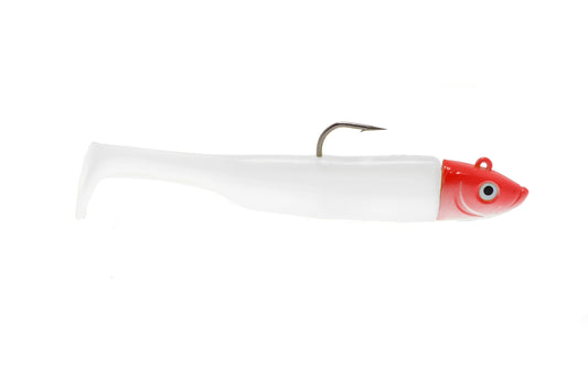 Drift Shad 15cm 55g White Red Head