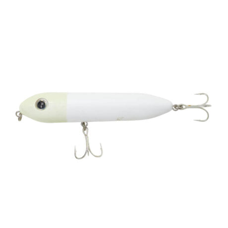 Axia Knocker 95mm 15g Topwater Hard Lure Glow Head Pearl