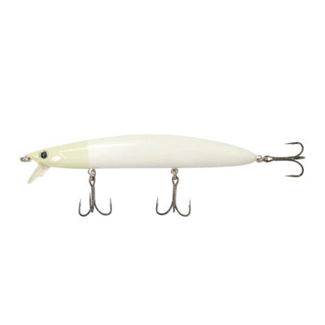 Axia Medial 125mm 19.4g Floating Shallow Diver Hard Lure Glow Head Pearl